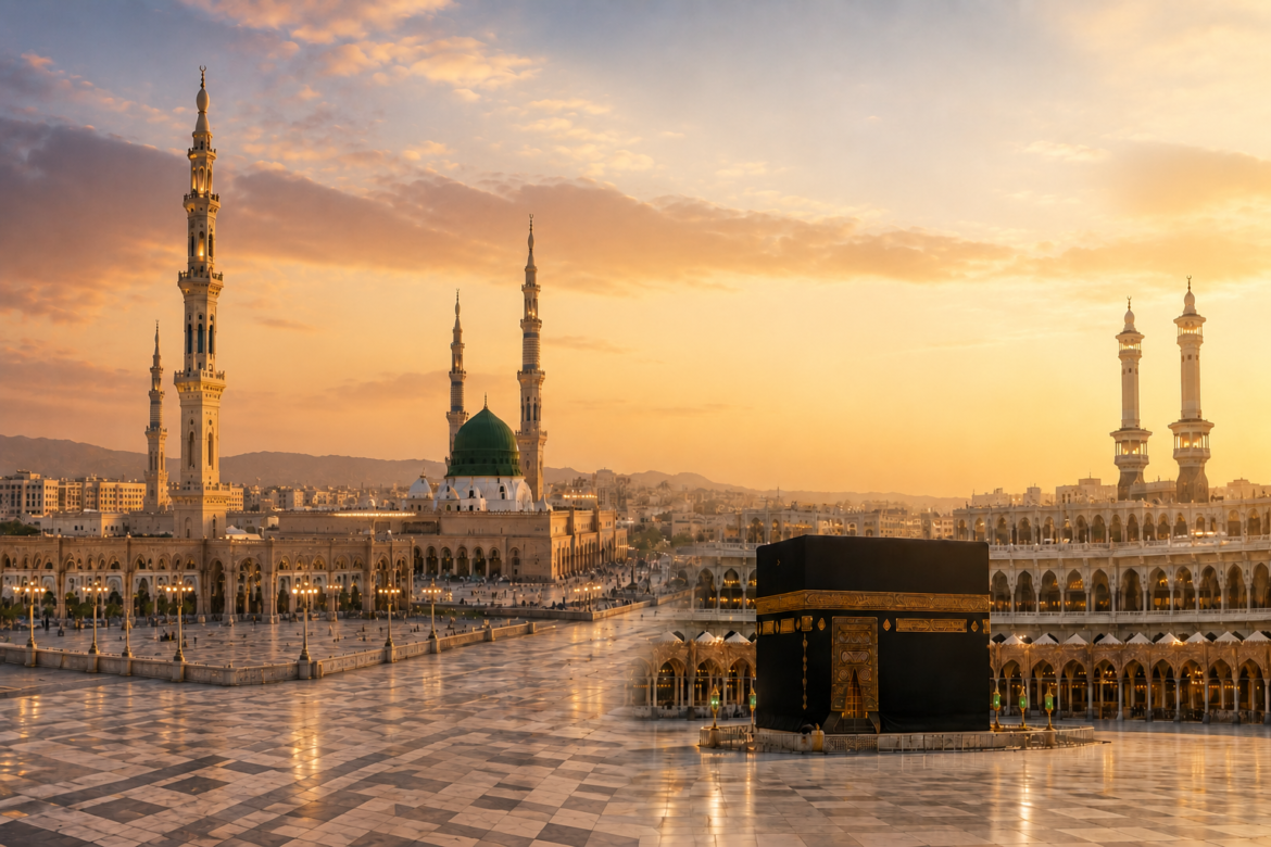 Umrah from Madinah after landing in Jeddah