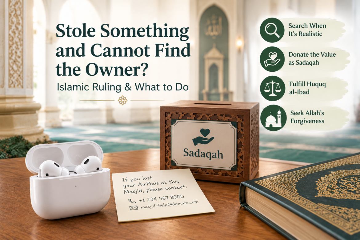 Lost AirPods, Islamic Guidance